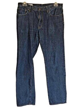 Gap Jeans Mens 34x34 Blue Straight Leg Denim Classic Fit Casual Pants